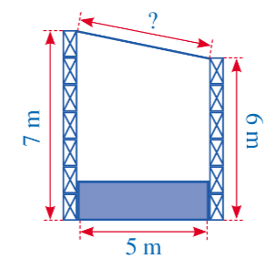 A diagram of a rectangular object with red and blue lines

Description automatically generated