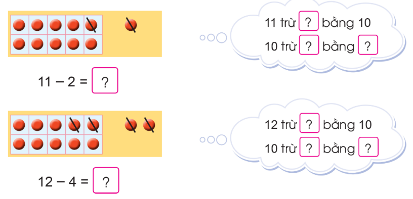 BÀI 17. PHÉP TRỪ ( CÓ NHỚ) TRONG PHẠM VI 20 ( TIẾP THEO)