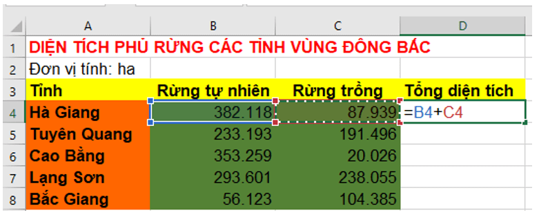 Em hãy tạo một trang tính mới