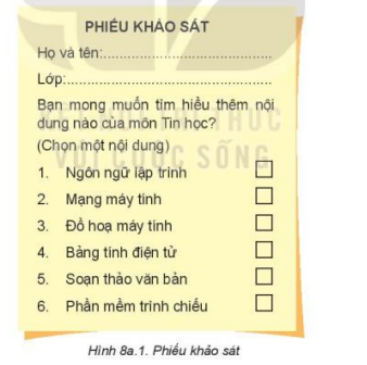 Giải Tin học 8 Kết nối bài 8 Làm việc với danh sách dạng liệt kê và hình ảnh trong văn bản 