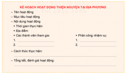 CHỦ ĐỀ 6: EM VỚI CỘNG ĐỒNG