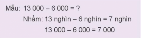 BÀI 64. PHÉP TRỪ TRONG PHẠM VI 100 000