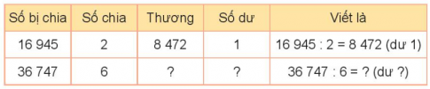 BÀI 71. CHIA SỐ CÓ NĂM CHỮ SỐ VỚI SỐ CÓ MỘT CHỮ SỐ