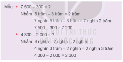 BÀI 55. PHÉP TRỪ TRONG PHẠM VI 10 000