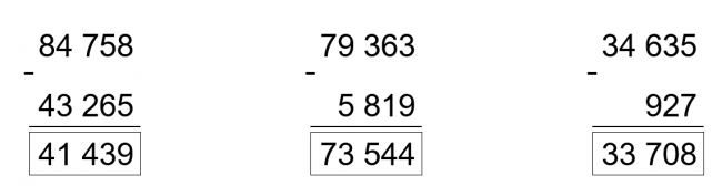 BÀI 64. PHÉP TRỪ TRONG PHẠM VI 100 000