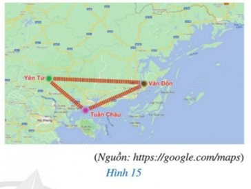 BÀI 2: QUAN HỆ GIỮA GÓC VÀ CẠNH ĐỐI DIỆN. BẤT ĐẲNG THỨC TAM GIÁCKhởi độngCâu hỏi: Hình 15 minh họa vị trí của ba khu du lịch Yên Tử, Tuần Châu và Vân Đồn (ở tỉnh Quảng Ninh). Trong hai vị trí Yên Tử và Tuần Châu, vị trí nào gần Vân Đồn hơn?Trả lời rút gọn:Tuần Châu gần Vân Đồn hơn.I. Quan hệ giữa góc và cạnh đối diện trong một tam giác 1. Góc đối diện với cạnh lớn hơn Bài 1: Hoạt động 1: Quan sát tam giác ABC ở Hình 17a. So sánh hai AB và ACb. So sánh góc B (đối diện với cạnh AB)Trả lời rút gọn:a. AB < ACb. > Bài 2: Cho tam giác MNP có MN = 4cm, NP = 5cm, MP = 6cm. Tìm góc nhỏ nhất, góc lớn nhấtTrả lời rút gọn:Góc N là góc lớn nhất (Vì là góc đối diện cạnh MP dài nhất trong tam giác)Góc P là góc nhỏ nhất (Vì là góc đối diện cạnh MN nhỏ nhất trong tam giác)2. Cạnh đối diện với góc lớn hơnBài 3: Quan sát tam giác ABC ở Hình 19a. So sánh hai góc B và Cb. So sánh cạnh AB (đối điện với góc C) và cạnh AC (đối diện với góc B)Trả lời rút gọn:a. > b. AB < AC (vì > Bài 4: a. Cho tam giác DEG có góc E là góc tù. So sánh DE và DGb. Cho tam tác MNP có  = 560,  = 650. Tìm cạnh nhỏ nhất, cạnh lớn nhất của tam giác MNPTrả lời rút gọn:a. DE < DG (do DG là cạnh đối diện với góc tù nên DG lớn nhất)b. Xét tam giác MNP có:  (tổng ba góc trong tam giác)  Vì  Vậy NP là cạnh nhỏ nhấtMP là cạnh lớn nhấtII. Bất đẳng thức tam giác Bài 1: Bạn An có hai cong đường đi từ nhà đến trường. Đường thứ nhất là đường đi thẳng từ nhà đến đường, đường thứ hai là đi từ nhà đến hiệu sách rồi từ hiệu sách đến trường. Theo em bạn An đi từ nhà đên trường theo đường nào sẽ gần hơn?Trả lời rút gọn:Theo em bạn An đi thẳng từ nhà đến trường sẽ gần hơn.Bài 2: Bạn Thảo cho rằng tam giác ABC trong hình 21 có AB=3cm, BC=2cm, AC=4cma. Hãy sử dụng thước thẳng (có chia đơn vị) để kiểm tra lại các số đo độ dài ba cạnh của tam giác ABC mà bạn Thảo đã nóib. So sánh AB + BC và ACTrả lời rút gọn:a. HS tự kiểm trab. AB + BC > ACBài 3: Cho tam giác ABC có AB=2cm, BC=4cm. So sánh 2 cạnh AC và ABTrả lời rút gọn:Xét tam giác ABC + Có AB + BC > AC (bất đẳng thức tam giác)=> 6 > AC  (1)+ Lại có: BC – AB < AC (hiệu độ dài hai cạnh bất kì nhỏ hơn độ dài cạnh còn lại)=> 2 < AC (2)Từ (1) và (2) => 2 < AC < 6 Vậy AC > ABIII. Bài tập