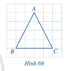 BÀI 7: TAM GIÁC CÂNKhởi độngCâu hỏi: Hai thanh giằng của cầu Long Biên bắc qua sông Hồng ở Thủ đô Hà Nội (hình 68) gợi nên hình ảnh tam giác ABC có sự đối xứng và cân bằng. Tam giác ABC như vậy gọi là tam giác gì?Trả lời rút gọn:Tam giác ABC như vậy gọi là  tam giác cân.I. Định nghĩaBài 1: Trong hình 69, hai cạnh AB và AC của tam giác ABC có bằng nhau hay không?Trả lời rút gọn:Ta có: AB và AC là đường chéo của hai hình chữ nhật có kích thước 2 và 4 ô vuông. Do đó AB = AC.II. Tính chấtBài 1: Cho tam giác ABC cân tại A, tia phân giác của góc A cắt cạnh BC tại D (hình 72)a. Hai tam giác ABD và ACD có bằng nhau hay không? Vì sao?b. Hai góc B và C có bằng nhau hay không? Vì sao?Trả lời rút gọn:a) Tam giác ABC cân tại A nên AB = AC.AD là tia phân giác góc  có:.Xét  và  có:AB = ACAD chung.Suy ra b) Do  nên .III. Dấu hiệu nhận biếtBài 1: Cho tam giác ABC thỏa mãn . Kẻ AH vuông góc với BC, H thuộc BC (hình 74)a. Hai tam giác BAH và CAH có bằng nhau hay không? Vì sao?b. Hai cạnh AB và AC có bằng nhau hay không? Vì sao?Trả lời rút gọn:Do AH  BC nên tam giác AHB và tam giác AHC là hai tam giác vuông tại H.Xét  vuông tại H có:  Do đó: Xét vuông tại H có: Do đó: Mà  (giả thiết) Suy ra .Xét  vuông tại H và  vuông tại H có: (chứng minh trên).AH chungSuy ra  (góc nhọn – cạnh góc vuông).b) Do  (theo a) nên AB = AC.Bài 2: Cho tam giác ABC cân tại A. Qua điểm M nằm giữa A và B kẻ đường thẳng song song với BC cắt AC tại N. Chứng minh tam giác AMN cân.Trả lời rút gọn:Tam giác ABC cân tại A nên .Do MN // BC nên  (2 góc đồng vị) và .Mà  nên Tam giác AMN có  nên tam giác AMN cân tại A.Vậy tam giác AMN cân tại A.IV. Vẽ tam giác cânV. Bài tập