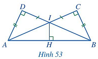 BÀI 5: TRƯỜNG HỢP BẰNG NHAU THỨ HAI CỦA TAM GIÁC:CẠNH – GÓC – CẠNHKhởi độngCâu hỏi: Hai chiếc compa ở Hình 45 gợi lên hình ảnh hai tam giác ABC và A B'C' có: AB = A'B', AC = A'C', =. Hai tam giác ABC và tam giác A'B'C' có bằng nhau hay không?Trả lời rút gọn:Hai tam giác ABC và tam giác A'B'C' bằng nhau.I. Trường hợp bằng nhau cạnh – góc – cạnh (c.g.c)Bài 1: Cho góc nhọn xOy. Hai điểm M, N thuộc tia Ox thỏa mãn OM = 2cm, ON = 3cm. Hai điểm P, Q thuộc tia Oy thỏa mãn OP = 2cm, OQ = 3cm. Chứng minh MQ = NPTrả lời rút gọn:Xét 2 tam giác OMQ và OPN, ta có: OM = OP (= 2cm) chung, OQ = ON (=3cm)Suy ra Δ OMQ = Δ OPN (c.g.c)Do đó: MQ = PN (hai cạnh tương ứng)Bài 2: Cho góc xOy có Oz là tia phân giác. Hai điểm M, N lần lượt thuộc Ox, Oy và khác O thỏa mãn OM = ON, điểm P khác O và thuộc Oz. Chứng minh MP=NPTrả lời rút gọn:Vì O là tia phân giác của góc xOy hay (M, N, P lần lượt thuộc tia Ox, Oy, Oz)Xét hai tam giác OMP và ONP, ta có: OM = ON (gt) (cmt)OP là cạnh chung Suy ra ΔOMP = ΔONP (c.g.c)Do đó, MP = NP (2 cạnh tương ứng)II. Áp dụng vào trường hợp bằng nhau hai cạnh góc vuông của tam giác vuông III. Bài tập
