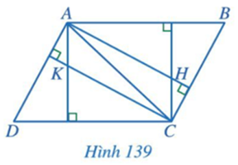 BÀI 13: TÍNH CHẤT BA ĐƯỜNG CAO CỦA TAM GIÁCKhởi độngCâu hỏi: Cho tam giác ABC. Gọi M, N, P lần lượt là hình chiếu của A, B, C trên các đường thẳng BC, CA, AB. Em có nhận xét gì về ba đường thẳng AM, BN, CP.Trả lời rút gọn:Ba đường thẳng AM, BN, CP cùng đi qua trực tâm của tam giác ABC.I. Đường cao của tam giácBài 1: Cho tam giác ABC (Hình 133). Bằng cách sử dụng ê ke, vẽ hình chiếu M của điểm A trên đường thẳng BC.Trả lời rút gọn: Bài 2: Cho tam giác ABC vuông tại A. Hãy đọc tên đường cao đi qua B, đường cao đi qua CTrả lời rút gọn:Đường cao đi qua B và vuông góc với AC là AB.Đường cao đi qua C và vuông góc với AB là AC.II. Tính chất ba đường cao của tam giácBài 1: Quan sát ba đường cao AM, BN, CP của tam giác ABC cho biết 3 đường cao đó có cùng đi qua 1 điểm hay không?Trả lời rút gọn:Ba đường cao AM, BN, CP của tam giác ABC cùng đi qua điểm H.Bài 2: Cho tam giác đều ABC có trọng tâm là G. Chứng minh G cũng là trực tâm của tam giác ABC.Trả lời rút gọn:Gọi M, N theo thứ tự là trung điểm của AC và AB.Do tam giác ABC đều nên AB = BC = CA và .Do M là trung điểm của AC nên AM = CM.Xét ∆BAM và ∆BCM có:BA = BC (chứng minh trên).AM = CM (chứng minh trên).Do đó ∆BAM = ∆BCM (c - g - c).Suy ra  (2 góc tương ứng).Mà  nên Do đó BM là đường cao của tam giác ABC.Tương tự CN là đường cao của tam giác ABC.Tam giác ABC có hai đường cao BM và CN cắt nhau tại G nên G là trực tâm của tam giác ABC.Bài 3: Cho tam giác ABC có trực tâm H cũng là trọng tâm của tam giác. Chứng minh tam giác ABC đều.Trả lời rút gọn:Gọi M, N lần lượt là trung điểm của AC và AB.Do H là trực tâm của tam giác ABC nên CH ⊥ AB, BH ⊥ AC hay CN ⊥ AB, BM ⊥ AC.Lại có H là trọng tâm của tam giác ABC nên BM, CN là các đường trung tuyến của tam giác ABC.Khi đó BM vuông góc với AC tại trung điểm M của AC nên BM là đường trung trực của đoạn thẳng AC.Do đó BA = BC (1).Do CN vuông góc với AB tại trung điểm N của AB nên CN là đường trung trực của đoạn thẳng AB.Do đó CA = CB (2).Từ (1) và (2) suy ra AB = BC = CA nên tam giác ABC đều.III. Bài tập