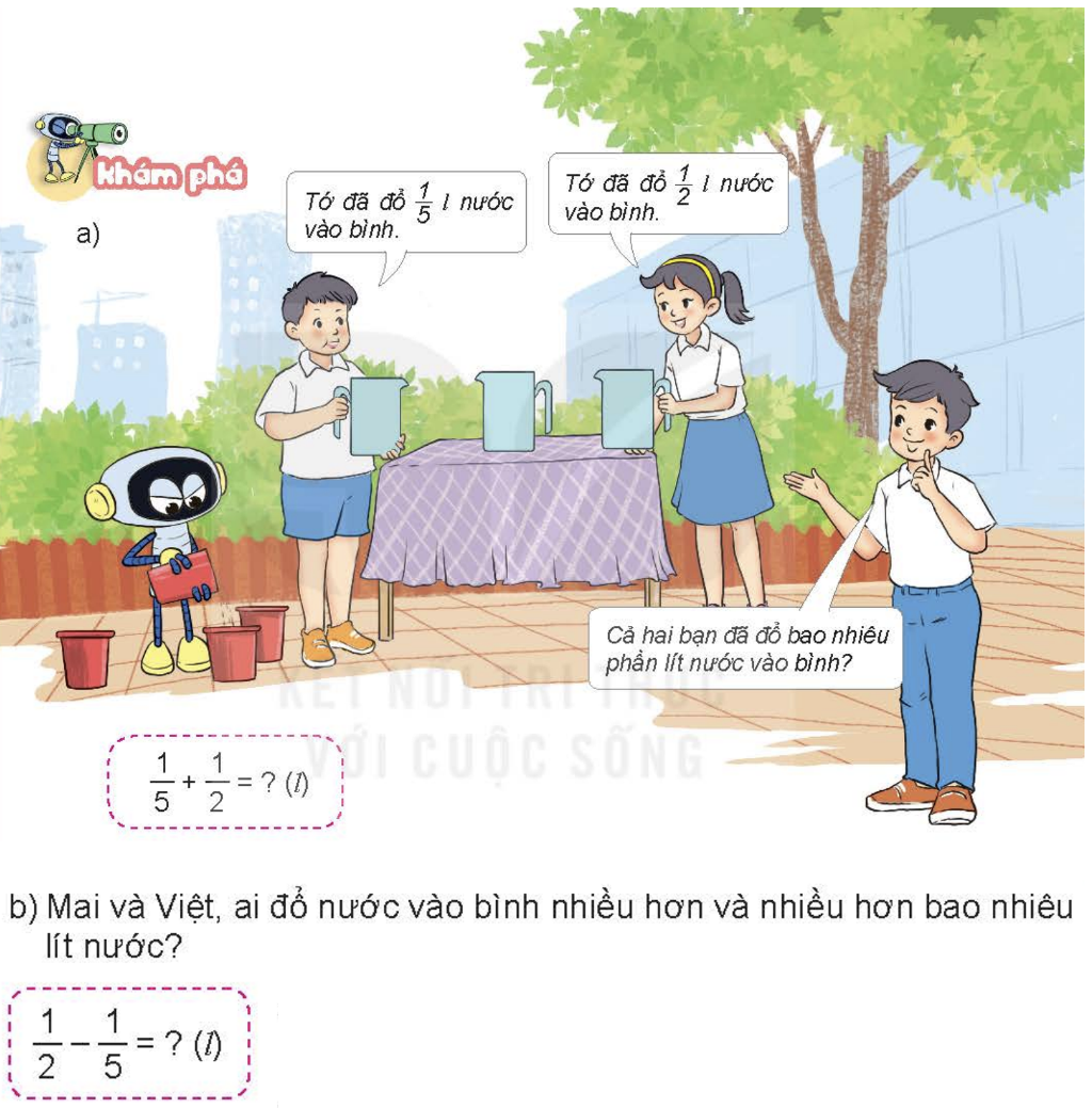 BÀI 6: CỘNG, TRỪ HAI PHÂN SỐ KHÁC MẪU SỐ