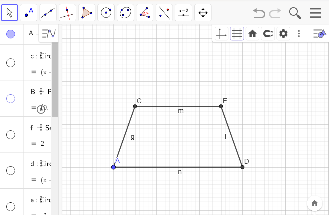 VẼ HÌNH ĐƠN GIẢN VỚI PHẦN MỀM GEOGEBRA