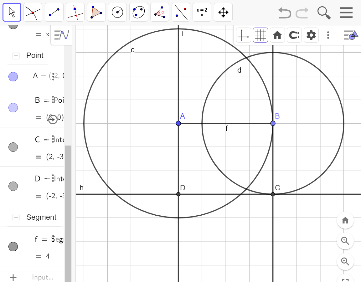 VẼ HÌNH ĐƠN GIẢN VỚI PHẦN MỀM GEOGEBRA