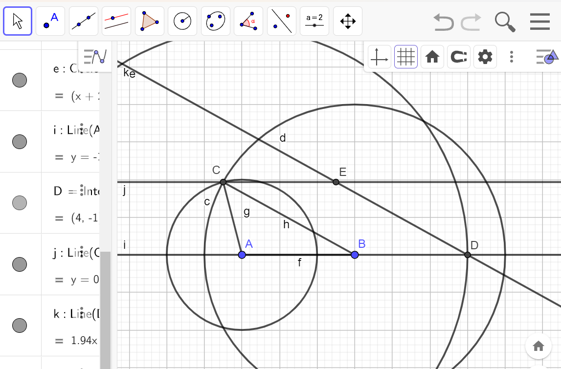 VẼ HÌNH ĐƠN GIẢN VỚI PHẦN MỀM GEOGEBRA