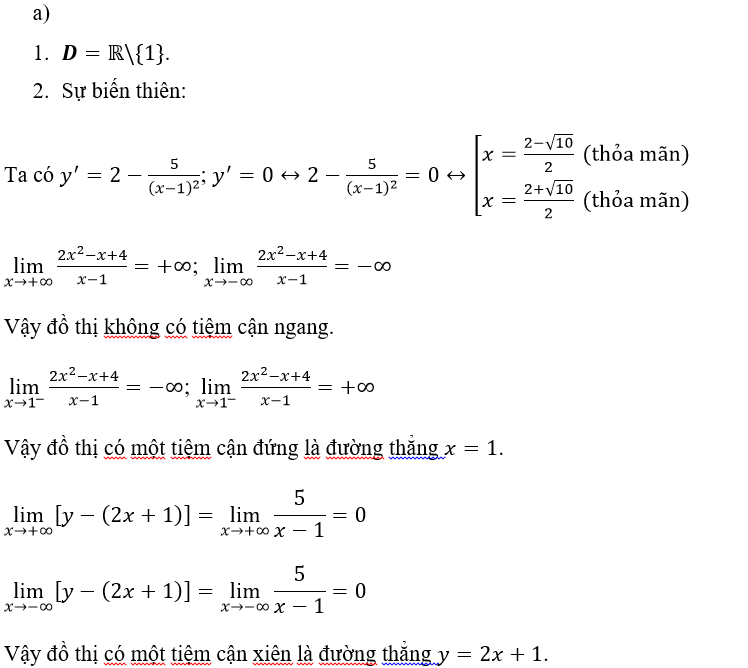 BÀI 4: KHẢO SÁT SỰ BIẾN THIÊN VÀ VẼ ĐỒ THỊ CỦA HÀM SỐ