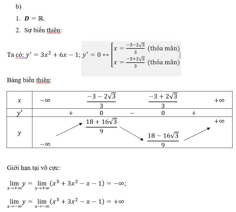 BÀI 4: KHẢO SÁT SỰ BIẾN THIÊN VÀ VẼ ĐỒ THỊ CỦA HÀM SỐ