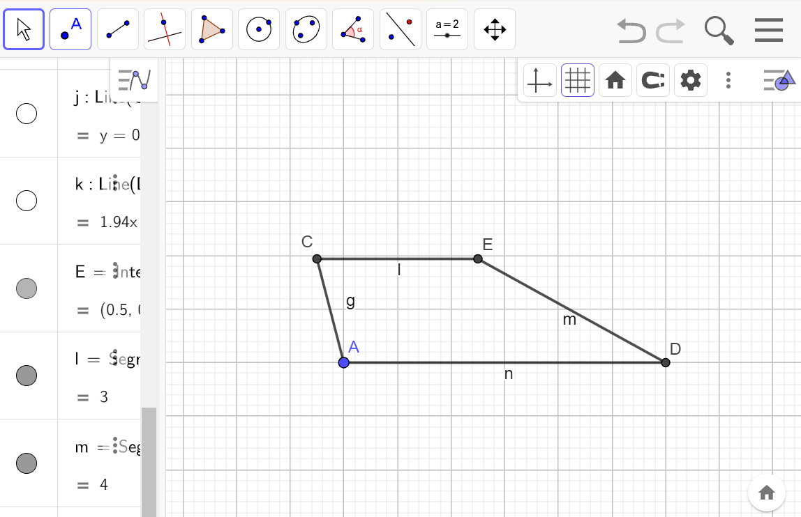 VẼ HÌNH ĐƠN GIẢN VỚI PHẦN MỀM GEOGEBRA