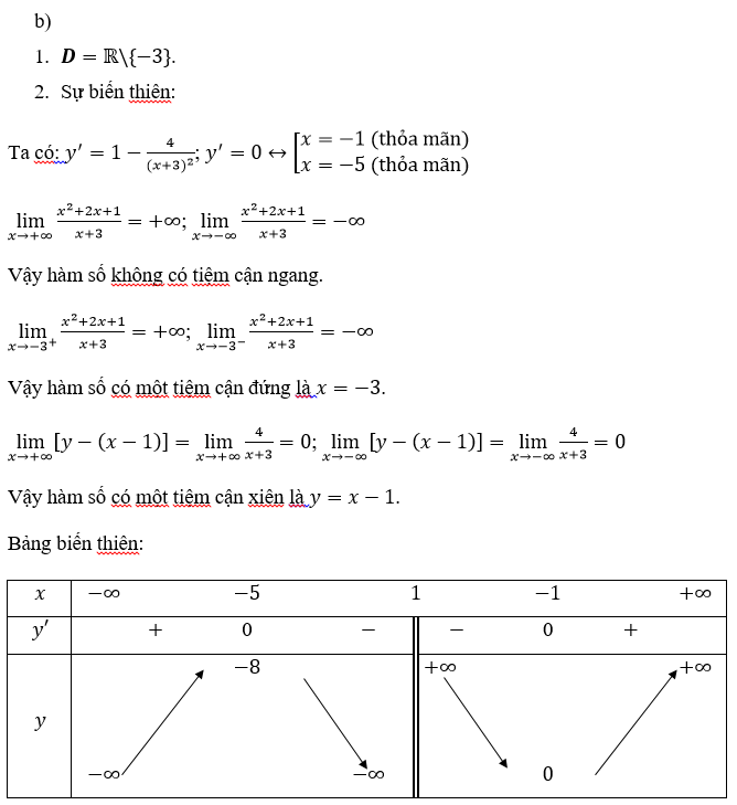 BÀI 4: KHẢO SÁT SỰ BIẾN THIÊN VÀ VẼ ĐỒ THỊ CỦA HÀM SỐ