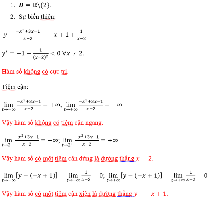 BÀI 4: KHẢO SÁT SỰ BIẾN THIÊN VÀ VẼ ĐỒ THỊ CỦA HÀM SỐ