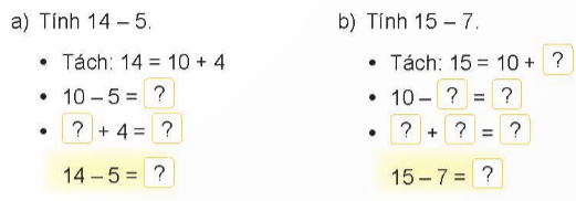 BÀI 11 PHÉP TRỪ (qua 10) TRONG PHẠM VI 20