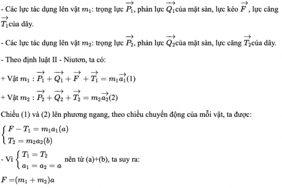 BÀI 20 MỘT SỐ VÍ DỤ VỀ CÁCH GIẢI TOÁN THUỘC PHẦN ĐỘNG LỰC HỌC