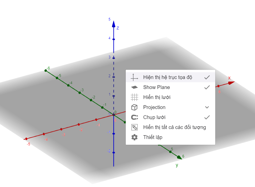 VẼ VECTƠ TỔNG CỦA BA VECTƠ TRONG KHÔNG GIANBẰNG PHẦN MỀM GEOGEBRA