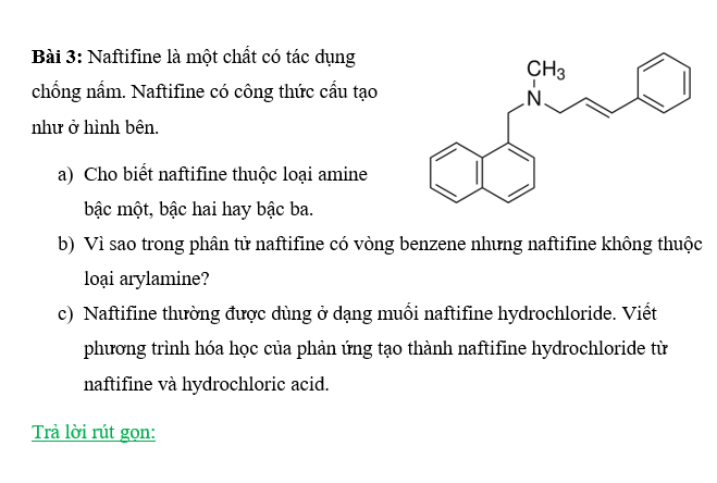 BÀI 5: AMINE