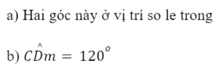 BÀI 10. TIÊN ĐỀ EUCLID, TÍNH CHẤT CỦA HAI ĐƯỜNG THẲNG SONG SONG1. TIÊN ĐỀ EUCLID VỀ ĐƯỜNG THẲNG SONG SONGBài 1: Cho trước đường thẳng a và một điểm M không nằm trên đường thẳng a. (H.3.31).Dùng bút chì vẽ đường thẳng b đi qua M và song song với đường thẳng a.Dùng bút màu vẽ đường thẳng c đi qua M và song song với đường thẳng a.Em có nhận xét gì về vị trí của hai đường thẳng b và c?Đáp án chuẩn: Đường thẳng b và c trùng nhau.Bài 2: Phát biểu nào sau đây diễn đạt đúng nội dung của Tiên đề Euclid?(1) Cho điểm M nằm ngoài đường thẳng a. Đường thẳng đi qua M và song song với a là duy nhất.(2) Có duy nhất một đường thẳng song song với một đường thẳng cho trước.(3) Qua điểm M nằm ngoài đường thẳng a, có ít nhất một đường thẳng song song với a.Đáp án chuẩn: Phát biểu đúng: (1).2. TÍNH CHẤT CỦA HAI ĐƯỜNG THẲNG SONG SONG