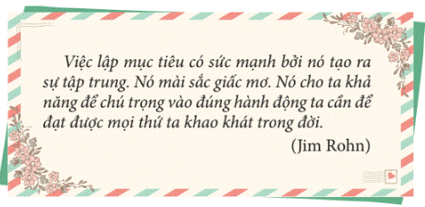 BÀI 6. XÁC ĐỊNH MỤC TIÊU CÁ NHÂN