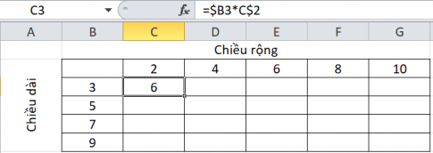 BÀI 5. CÁC KIỂU ĐỊA CHỈ TRONG EXCEL