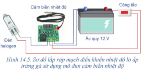 BÀI 14. LẮP RÁP MẠCH ĐIỆN ĐIỀU KHIỂN ĐƠN GIẢN SỬ DỤNG MÔ ĐUN CẢM BIẾN