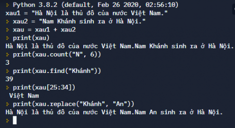 BÀI 12. KIỂU DỮ LIỆU. XÂU KÍ TỰ - XỬ LÍ XÂU KÍ TỰ