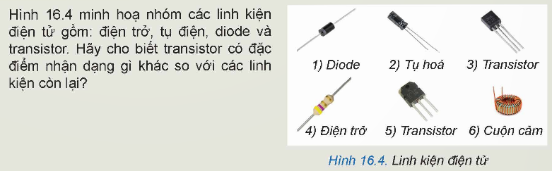 BÀI 16: DIODE, TRANSISTOR VÀ MẠCH TÍCH HỢP IC