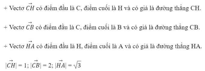 BÀI 1. KHÁI NIỆM VECTO1. ĐỊNH NGHĨA VECTƠBài 1: Trong thông báo: Có một con tàu chở 500 tấn hàng từ cảng A đến cảng B cách nhau 500 km.Bạn hãy tìm sự khác biệt giữa hai đại lượng sau:Khối lượng của hàng: 500 tấn.Độ dịch chuyển của tàu: 500 km từ A đến B.Đáp án chuẩn:Khối lượng là đại lượng chỉ có độ lớn ; độ dịch chuyển là đại lượng bao gồm cả độ lớn và hướng Đáp án chuẩn:Đáp án chuẩn:2. HAI VECTƠ CÙNG PHƯƠNG, CÙNG HƯỚNGĐáp án chuẩn:Đáp án chuẩn:Đáp án chuẩn:Sai. Vì đề bài không nêu rõ ba điểm phân biệt A, B, C thẳng hàng theo thứ tự nào, nên nếu A nằm giữa B và C thì hai vectơ AB và AC ngược hướng.3. VECTƠ BẰNG NHAU -  VECTƠ ĐỐI NHAUBài 1: Cho hình bình hành ABCD (Hình 10), hãy so sánh độ dài và hướng của hai vectơ:Đáp án chuẩn:a) Cùng hướng và có độ dài bằng nhau.b) Ngược hướng và có độ dài bằng nhau.Bài 2: Cho D, E, F lần lượt là trung điểm của các cạnh BC, CA và AB của tam giác ABC (Hình 14).Đáp án chuẩn:4. VECTƠ-KHÔNGĐáp án chuẩn:BÀI TẬP CUỐI SGK