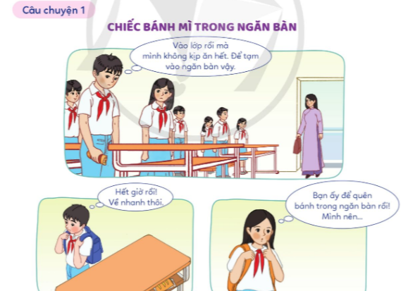 BÀI 7. EM BẢO VỆ MÔI TRƯỜNG SỐNGKHÁM PHÁ1. Quan sát tranh và trả lời câu hỏia. Các bạn trong tranh trên đã làm gì để bảo vệ môi trường sống ? b. Em hãy kể thêm các hành động khác thể hiện việc bảo vệ môi trường sống. Đáp án chuẩn:a, + Tranh 1: Trồng cây, chăm sóc cây+ Tranh 2: Tái chế những chai nhựa để thành đồ có ích+ Tranh 3: Tắt điện, quạt khi là người rời khỏi lớp cuối cùng+ Tranh 4: Vứt rác đúng quy định, thực hiện phân loại rác thải phù hợp+ Tranh 5: Khuyên mẹ sử dụng túi giấy thay vì túi ni lông để bảo vệ môi trường+ Tranh 6: Tuyên truyền những hậu quả của ô nhiễm môi trường. b, - Tiết kiệm năng lượng và sử dụng các nguồn năng lượng tái tạo.- Tách rác và thực hiện việc tái chế.2. Đọc các thông tin dưới đây và trả lời câu hỏia. Các bạn trong hai thông tin trên đã làm những việc gì để bảo vệ môi trường? b. Việc làm của các bạn ấy có ý nghĩa gì đối với môi trường sống Đáp án chuẩn:a, - Thông tin 1: Bạn Nguyên đã cùng các anh chị tham gia nhặt rác và kêu gọi mọi người chung tay bảo vệ môi trường - Thông tin 2: Bạn Linh đã viết thư lên nhà trường, kêu gọi nhà trường ngừng thả bóng bay vào những dịp khai giảng để bảo vệ môi trường b,  - Hành động của bạn Nguyên: giúp giảm ô nhiễm môi trường và bảo vệ các sinh vật sống. - Hành động của bạn Linh: tạo ra sự nhận thức và thúc đẩy nhà trường để thay thế hoặc tìm các phương pháp thay thế khác thân thiện với môi trường để tiến hành các hoạt động khai giảng.LUYỆN TẬPCâu 1: Quan sát tranh và thực hiện yêu cầuEm hãy phân loại rác và bỏ vào ba thùng sau đây: Đáp án chuẩn:- Rác hữu cơ: 1, 5, 6, 9, 14- Rác tái chế: 3, 10- Rác vô cơ: 2, 4, 7, 8, 11, 12, 13, 15Câu 2: Nhận xét các ý kiến dưới đâyTrong một cuộc thảo luận về chủ đề Bảo vệ môi trường, An, Nam và Đức có các ý kiến sau: An: Bảo vệ môi trường sống là công việc của người lớn, không phải của trẻ em, vì công việc này mất nhiều thời gian và khó thực hiện Nam: Bảo vệ môi trường sống là công việc chỉ thực hiện trong một vài ngàyĐức: Trẻ em có thể bảo vệ môi trường sống ở nhà, ở trường, ở nơi công cộng bằng những việc làm cụ thể, phù hợp với khả năng Đáp án chuẩn:1. Ý kiến của An có thể đúng trong một số trường hợp. Thực hiện các hoạt động bảo vệ môi trường có thể đòi hỏi kiến thức, kỹ năng và thời gian đáng kể. Tuy nhiên, Trẻ em có thể thực hiện những hành động nhỏ trong khả năng của mình để đóng góp vào bảo vệ môi trường.2. Ý kiến của Nam có thể hơi hạn chế. Bảo vệ môi trường là một quá trình liên tục và bền vững, không chỉ giới hạn trong một vài ngày. 3. Ý kiến của Đức là chính xác và khá tích cực. Trẻ em có thể tham gia bảo vệ môi trường thông qua những hành động nhỏ trong cuộc sống hàng ngày, chẳng hạn như tiết kiệm nước, không phung phí thực phẩm..Câu 3: Em có đồng tình với những việc làm dưới đây không? Vì sao? a, Sử dụng da và lông của động vật hoang dã để làm các sản phẩm thời trang như quần áo, túi xách, giày dép,…b, Sau khi sử dụng thuốc trừ sâu, thuốc bảo bệ thực vật thì vứt luôn vỏ lọ thuốc ngay tại cánh đồngc, Xả nước thải chưa xử lí của nhà máy ra ngoài môi trường làm ô nhiễm nguồn nướcd, Sử dụng loa di động để giới thiệu sản phẩm, khiến cho tiếng ồn vượt quá mức cho phép. Nếu bạn bè hay người thân của em làm những việc trên thì em sẽ làm gì? Đáp án chuẩn:a) Em không đồng ý. Việc săn bắt và tàn phá động vật hoang dã để thu thập da và lông là một hình thức khai thác không bền vững và có thể gây suy giảm đáng kể cho các loài động vật hoang dã. b) Em không đồng ý, việc vứt vỏ lọ thuốc vào cánh đồng sau khi sử dụng thuốc trừ sâu hoặc thuốc bảo vệ thực vật là một hành động gây ô nhiễm môi trường. c) Em không đồng ý, xả nước thải chưa xử lí của nhà máy ra môi trường là một hành động gây ô nhiễm nguồn nước và tác động tiêu cực đến đời sống sinh vật và con người. d) Em không đồng ý, sử dụng loa di động để giới thiệu sản phẩm với tiếng ồn vượt quá mức cho phép là một hành động gây phiền nhiễu và ảnh hưởng đến môi trường sống. Nếu bạn bè hoặc người thân của bạn thực hiện những hành động trên, em sẽ:- Giải thích cho họ về tác động tiêu cực của những hành động đó đến môi trường và đề xuất các giải pháp bảo vệ môi trường hơn.- Cung cấp cho họ các tài liệu, bài viết hoặc tài nguyên khác về bảo vệ môi trường và những cách thức để thực hiện một hành động bền vững hơn.Câu 4: Kể tiếp các câu chuyện sauĐáp án chuẩn:Câu chuyện 1: Mình nên cầm đến nhà bạn hoặc liên lạc với bạn đến lấy. Không nên lãng phí đồ ănCâu chuyện 2: Mình nên thả cá và giữ lại túi ni lông, vứt vào đúng nơi quy định hoặc tái sử dụng. Ngoài ra, nên kêu gọi mọi người không nên vứt rác bừa bãi khi thả cá để bảo vệ môi trường nước VẬN DỤNG