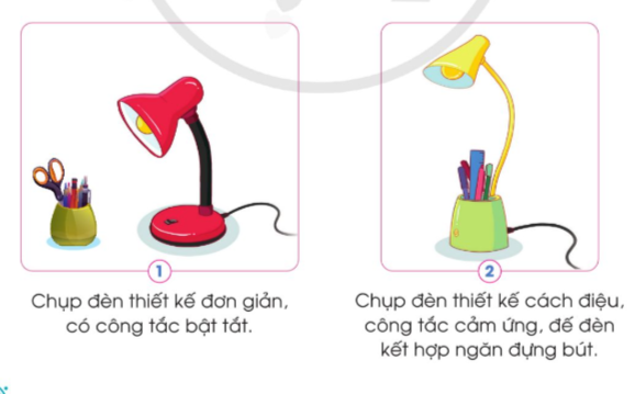 BÀI 4. THIẾT KẾ SẢN PHẨM CÔNG NGHỆKHỞI ĐỘNGQuan sát hình dưới đây và cho biếtCác bản vẽ được dùng để làm gì? Công việc tạo ra các bản vẽ này được gọi là gìĐáp án chuẩn:Các bản vẽ dùng để phác thảo các mẫu thiết kế Công việc thiết kế sản phẩm1. VAI TRÒ CỦA THIẾT KẾ SẢN PHẨM CÔNG NGHỆKhám phá: Dựa vào hình và thông tin dưới đây, em hãy cho biết: Muốn tạo ra sản phẩm công nghệ cần phải làm gì?  Đáp án chuẩn:Muốn tạo ra sản phẩm công nghệ cần có bản vẽ thiết kế, người thợ sẽ căn cứ vào bản vẽ thiết kế đó để xây dựng ngôi nhàKhám phá: Quan sát các hình dưới đây, em hãy cho biết: Sản phẩm nào nhiều tiện ích hơnSản phẩm nào sáng tạo hơnĐáp án chuẩn:Sản phẩm 2 nhiều tiện ích và sáng tạo hơn. 2. CÔNG VIỆC CHÍNH CỦA THIẾT KẾ SẢN PHẨM CÔNG NGHỆ