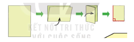 Hoạt động 1Bài 1:a) Vẽ góc vuông đỉnh A; cạnh AB, AC.b) Vẽ đường tròn tâm IĐáp án chuẩn:Bài 2: Tự làm ê ke giấy: Gấp tờ giấy làm đôi, rồi lại gấp làm đôi tiếp (như hình vẽ)a) Dùng ê ke trong bộ đồ dùng học tập của em, hãy kiểm tra lại góc vuông ở ê ke giấy vừa làmb) Dùng ê ke giấy vừa làm, em hãy tìm xem trong hình bên có mấy góc vuôngĐáp án chuẩn:Học sinh tự làm theo hướng dẫnBài 3: Vẽ hình chữ nhật và hình vuông (theo mẫu)Đáp án chuẩn:Học sinh tự vẽ theo mẫuHoạt động 2