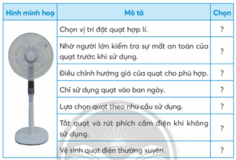 BÀI 3: SỬ DỤNG QUẠT ĐIỆN