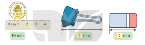 Hoạt động 1Bài 1: Số?Đo độ dài các đồ vật theo đơn vị mi-li-métĐáp án chuẩn:Ví dụ: Đồng xu: 19 mm           Kẹp: 50 mm           Cục tẩy: 40 mmBài 2: Chọn số đo phù hợp với mỗi đồ vật trong thực tếĐáp án chuẩn:Tẩy: 20 gSữa: 400 gQuả bí đao: 3 kgBài 3: Em hãy giúp Mai chọn các quả cân thích hợp để cân được đúng 1 kg gạo từ một thúng gạoĐáp án chuẩn:Mai cần chọn 1 quả cân 500 g, 2 quả cân 200 g và 1 quả cân 100 g. thì  được 1 kg gạoBài 4: Sử dụng nhiệt kế, em hãy đo nhiệt độ không khí vào một số ngày trong tuần rồi ghi lại theo bảng.Đáp án chuẩn:Học sinh tự đo nhiệt độ và ghi vào bảngHoạt động 2