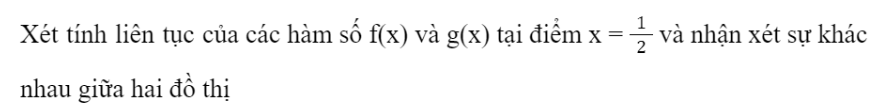 BÀI 17. HÀM SỐ LIÊN TỤC1. HÀM SỐ LIÊN TỤC TẠI MỘT ĐIỂMĐáp án chuẩn:f1=2lim f(x) =f(1)      x→1 Bài 2: Xét tính liên tục của hàm số tại điểm X0 = 0Đáp án chuẩn:hàm số f(x) liên tục tại x=02. HÀM SỐ LIÊN TỤC TRÊN MỘT KHOẢNGĐáp án chuẩn:đồ thị của hàm số y=f(x) là đường liền trên (0;1), còn đồ thị của hàm số y=gx trên (0;1) là các đoạn rời nhau.Đáp án chuẩn:(-∞; -2) và (-2; +∞)3. MỘT SỐ TÍNH CHẤT CƠ BẢNBài 1: Cho hai hàm số f(x)=x2 và g(x)=-x+1a) Xét tính liên tục của hai hàm số trên tại x = 1Đáp án chuẩn:Bài 2: Giải bài toán ở tình huống mở đầuĐáp án chuẩn:BÀI TẬP CUỐI SGK