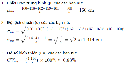 BÀI 4. CÁC SỐ ĐẶC TRƯNG ĐO MỨC ĐỘ PHÂN TÁN CỦA MẪU SỐ LIỆU