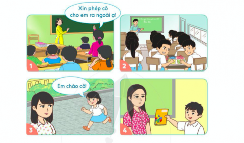 3. Thảo luận về cách ứng xử thể hiện sự kính trọng thầy cô giáo