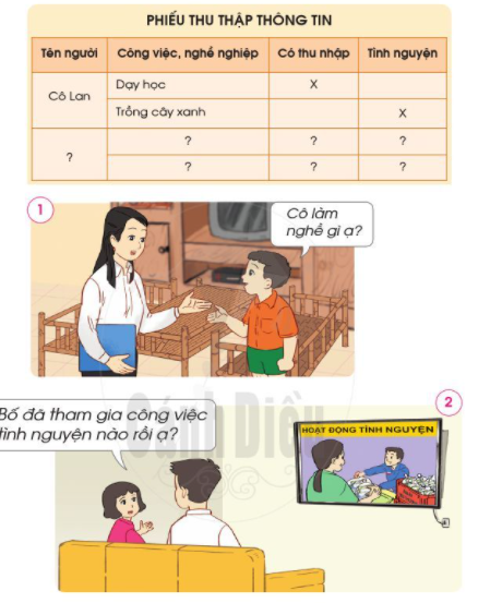 2. Một số công việc tình nguyện