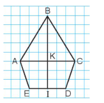 Luyện tập 1Bài 1: Trong hình bên:a) Có mấy góc vuông?b) Có mấy góc không vuông đỉnh A?c) Tìm trung điểm của đoạn thẳng AC và đoạn thẳng EDĐáp án chuẩn:a) Có 6 góc vuông b) Có 2 góc không vuông đỉnh A.c) Trung điểm của đoạn thẳng AC là điểm K    Trung điểm của đoạn thẳng ED là điểm IBài 2: Vẽ hình (theo mẫu)Đáp án chuẩn:Học sinh tự vẽ hình theo mẫuBài 3:a) Nêu tên các đường kính, bán kính của hình tròn dưới đâyb) Hình dưới đây được xếp bởi bao nhiêu khối lập phương, bao nhiêu khối trụ?Đáp án chuẩn:a) Các đường kính: DC và AB    Các bán kính: OA ; OB ; OC ; OD ; ONb) Hình được xếp bởi 16 khối lập phương và 3 khối trụBài 4: Người ta xếp các khối lập phương nhỏ màu trắng thành khối hộp chữ nhật, rồi sơn tất cả các mặt của khối hộp chữ nhật đó (như hình vẽ). Hỏi có tất cả bao nhiêu khối lập phương nhỏ được sơn 3 mặt?Đáp án chuẩn:Có tất cả 8 khối lập phương nhỏ được sơn 3 mặtLuyện tập 2