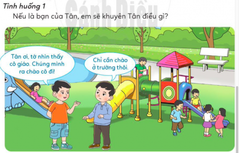 3. Thảo luận về cách ứng xử thể hiện sự kính trọng thầy cô giáo