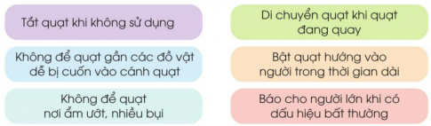 BÀI 3. SỬ DỤNG QUẠT ĐIỆN