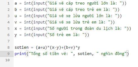 CHỦ ĐỀ F. GIẢI QUYẾT VẤN ĐỀ VỚI SỰ TRỢ GIÚP CỦA MÁY TÍNHBÀI 3 THỰC HÀNH LÀM QUEN VÀ KHÁM PHÁ PYTHON