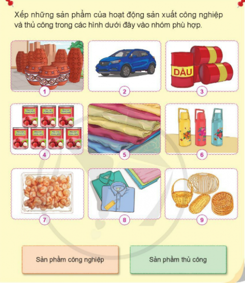 BÀI 10. HOẠT ĐỘNG SẢN XUẤT CÔNG NGHIỆP VÀ THỦ CÔNG