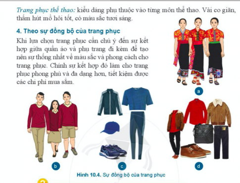 BÀI 10 LỰA CHỌN VÀ SỬ DỤNG TRANG PHỤC