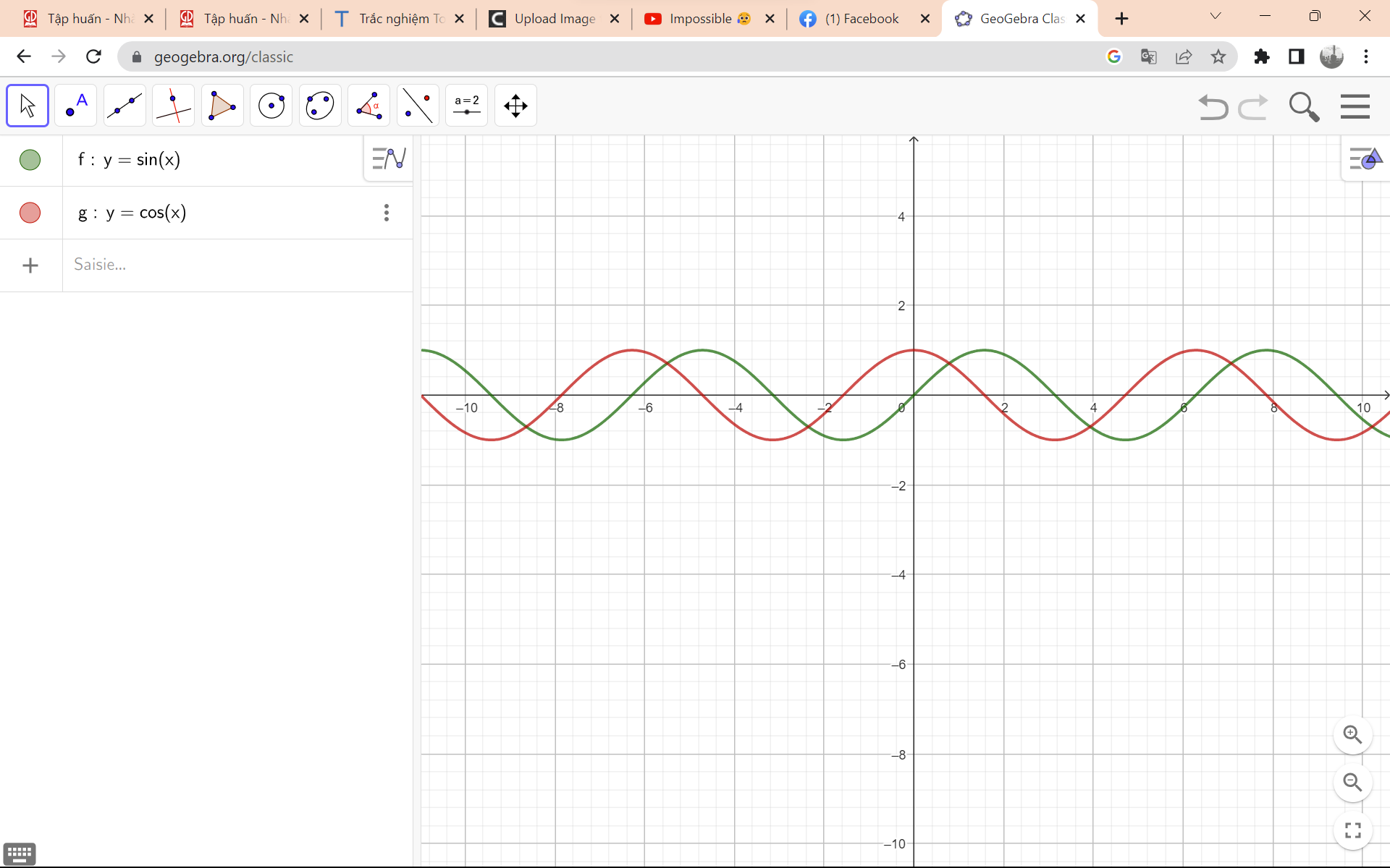 BÀI 1. TÌM HIỂU HÀM SỐ LƯỢNG GIÁC BẰNG PHẦN MỀM GEOGEBRA