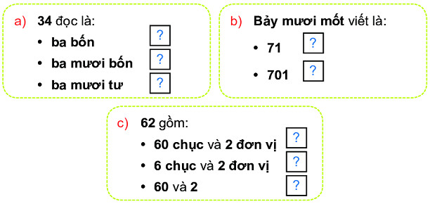 BÀI 43. ÔN TẬP CÁC SỐ TRONG PHẠM VI 100